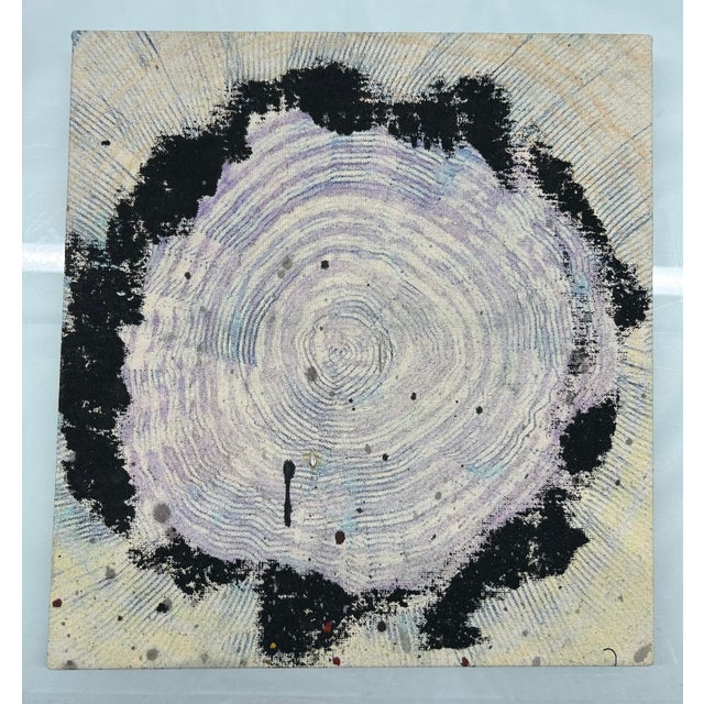 Original abstract painting on canvas by listed artist Maritza Ranero. This painting is done in acrylic on hand stretched...