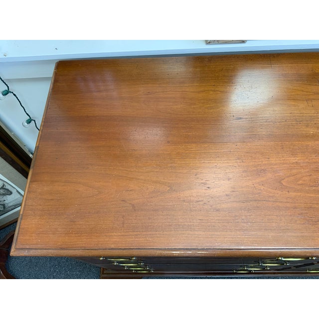 Kindel Furniture Late 20th Century Kindel Cherry Chest of Drawers For Sale - Image 4 of 9