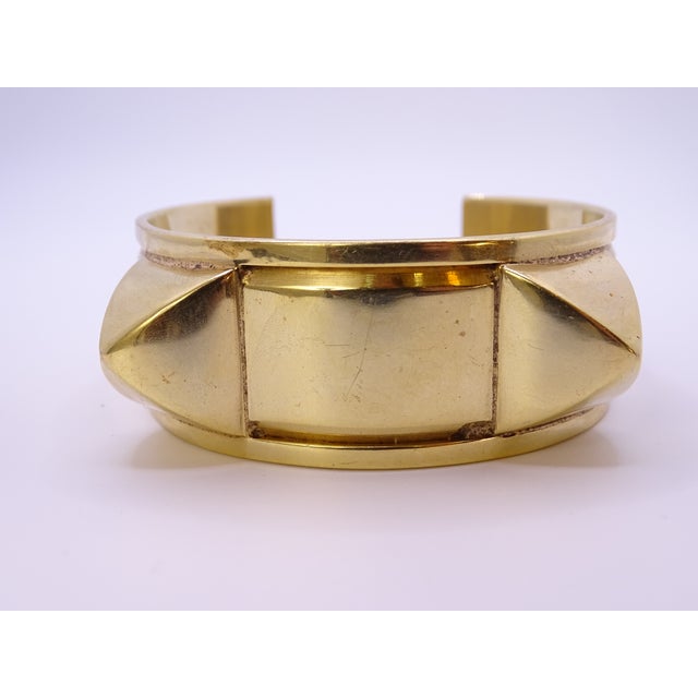 Gold-Plated Clou Médor Open Bracelet from Hermès, France, 1990s For Sale - Image 17 of 18
