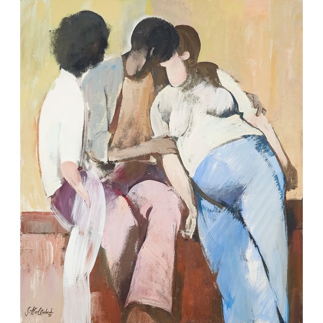 Black and White Kiss - Serge Hollerbach, C. 1971 For Sale