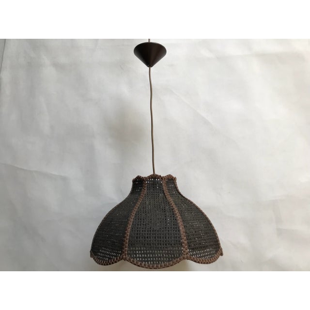 Ceiling Lamp Woven From Thick Threads, 1970s For Sale - Image 15 of 17