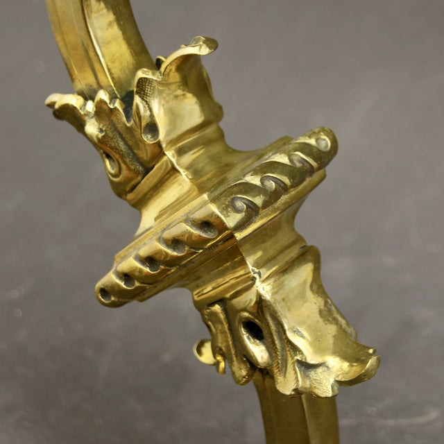 Wall Lights with Bronze Mounts from Muller Frères, 1920s, Set of 2 For Sale - Image 6 of 11