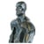 Nicely formed and constructed sculpture in a cubist brutalist style . The exceptional welding becomes part of the form and...