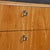 Postmodern John Stuart 1970s 3 Drawer Hickory Bachelor's Chest With Chrome Pulls For Sale - Image 3 of 14