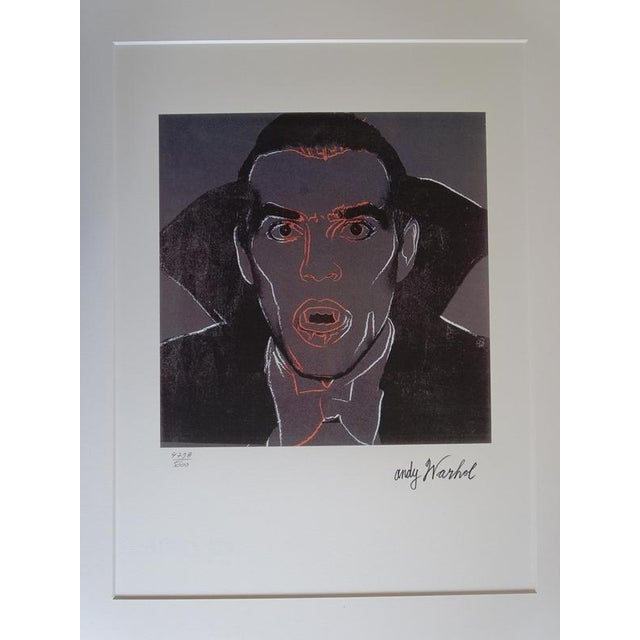 After Andy Warhol, Dracula, Lithograph For Sale - Image 6 of 6