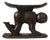 Large African Ashanti Figural Stool, 1930s For Sale