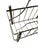 Mid-Century Modern Vintage Brass Faux Bamboo Magazine Rack For Sale - Image 3 of 4