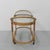 Bamboo Rattan Serving Trolley on Castors, 1950s For Sale - Image 10 of 18