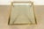 Metal Mastercraft Hollywood Regency Greek Key Brass and Glass Cocktail Table, 1970s For Sale - Image 7 of 10