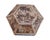 An exceptional large Chinese carved bone hexagonal jewelry casket featuring finely hand-carved panels depicting scholars,...