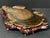 Stone Chinese Art Carved Tiger Eye Stone Turtle Sculpture on Wooden Display Stand For Sale - Image 7 of 11