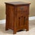 Wood Mission Style Solid Quarter Sawn Oak Keyhole Nightstand For Sale - Image 7 of 7