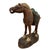 1920s Early 20th-Century Hand-Crafted Chinese Wooden Tang Horse For Sale - Image 5 of 12