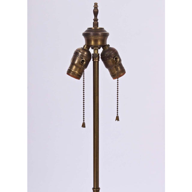 Marius-Ernest Sabino 1930s Marius-Ernest Sabino Opalescent Glass Table Lamp For Sale - Image 4 of 8