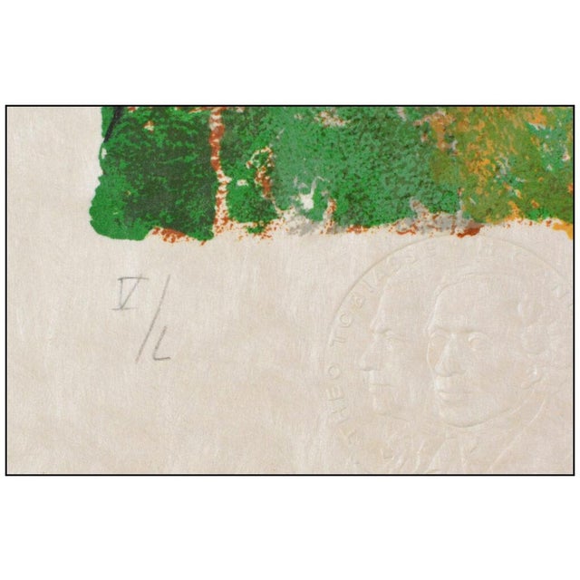 Late 20th Century Le Souliers Rouges, Theo Tobiasse For Sale In Minneapolis - Image 6 of 9