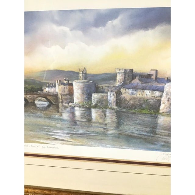 Gold Framed Print of King John’s Castle by Philip Gray For Sale - Image 4 of 12