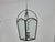 Black Pair of Large French 1900s Iron Lanterns with Rippled Glass, Rewired for USA For Sale - Image 8 of 12