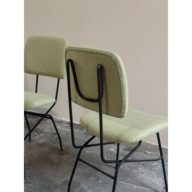 Black Cocorita Chairs by Gastone Rinaldi for Velca Legnano, 1950, Set of 4 For Sale - Image 8 of 10