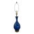 Mid-Century Modern Blue Glazed Ceramic Table Lamp – Circa 1960’s For Sale
