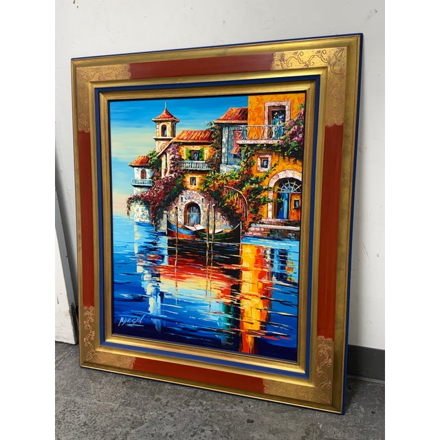 Design Plus Gallery presents a Circa 2007 Oil on Canvas Painting by French artist Michel Degav. A renowned French artist...