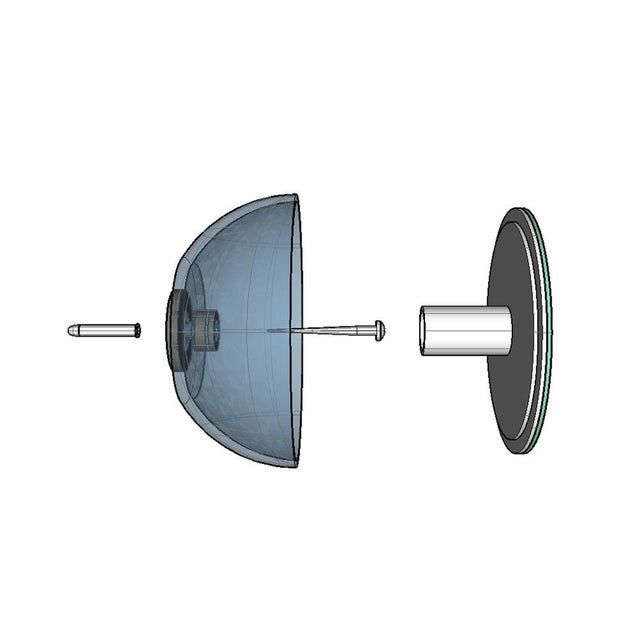 Saturn 167C Wall Mirror by Andreas Berlin, 2025 For Sale - Image 4 of 5