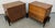 Brown Mid 20th Century Pair of Helen Hobey Walnut Nightstands by Baker Furniture, Attributed For Sale - Image 8 of 14