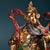 Late 19th Century Polychrome Bronze Guan Gong Statue, Warrior Figure, 5kg For Sale - Image 4 of 9