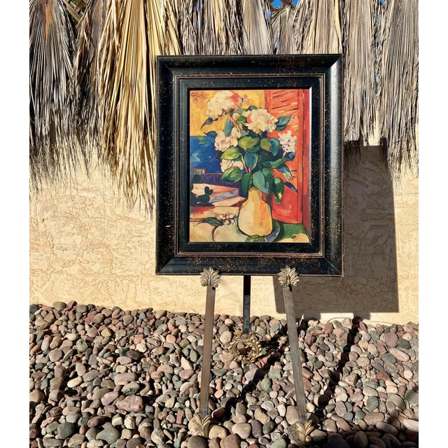 1980s Hydrangea - Alush Shima 6/10 , Framed For Sale - Image 5 of 5