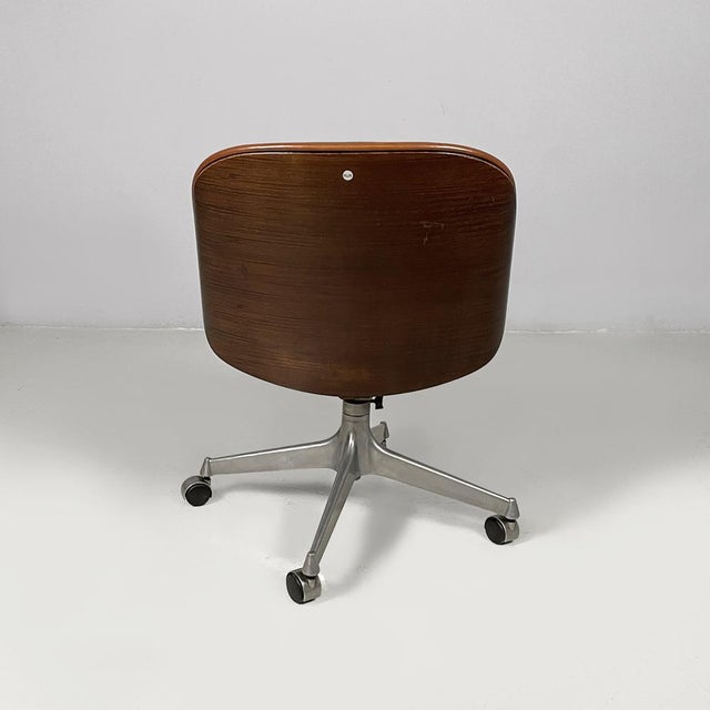 1970s Italian Modern Office Chairs by Ico Parisi for Mim, 1970s, Set of 2 For Sale - Image 5 of 18
