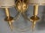 1960s Italian Neoclassical Gilt Brass Wall Lights by Sciolari, 1960s, Set of 2 For Sale - Image 5 of 17
