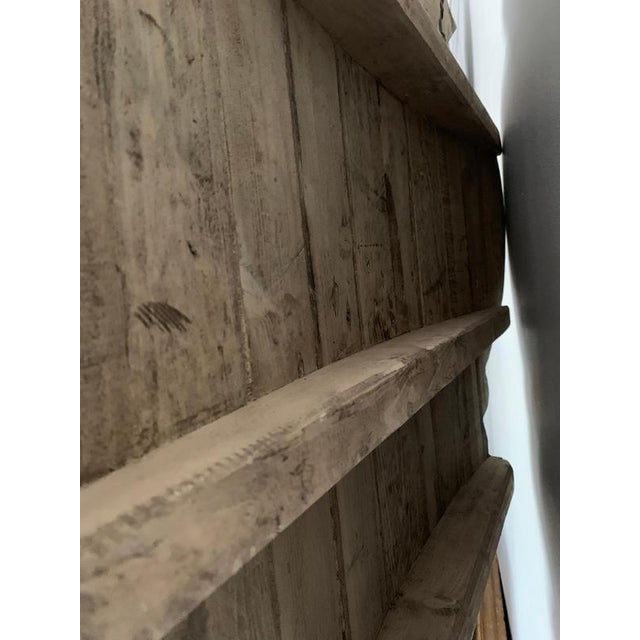 Large Italian Curved Painted Hanging Shield, 1950s For Sale - Image 6 of 9