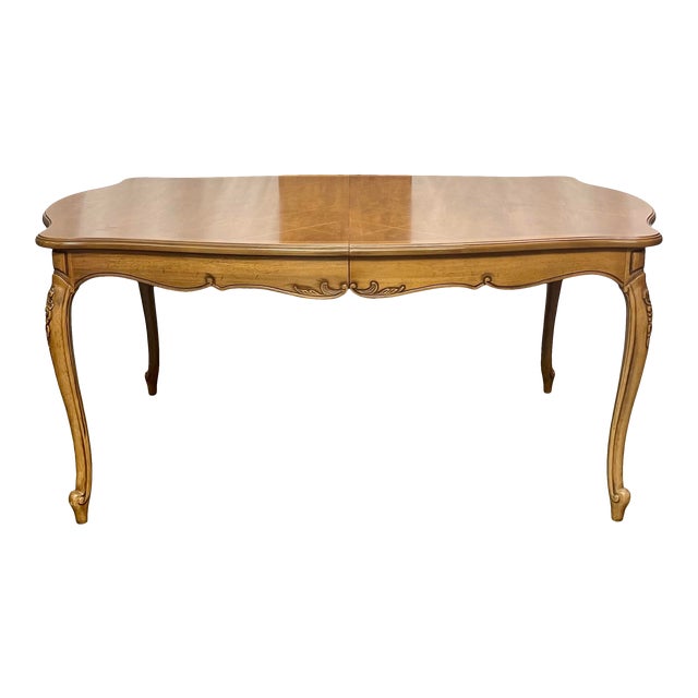 Vintage Thomasville French Provincial Style Parquet Dining Table Chairish