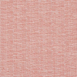 Schumacher Promenade Indoor/Outdoor Fabric in Coral For Sale