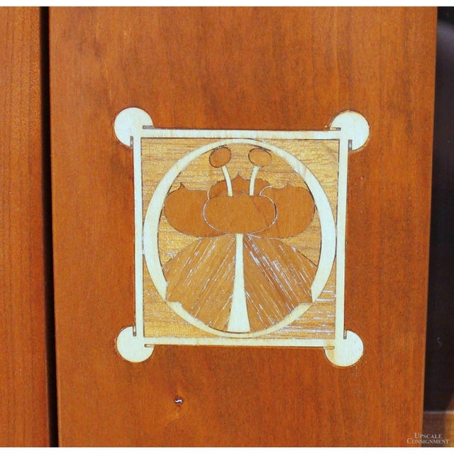 2010s Stickley 'Harvey Ellis' Bookcase W/Inlay For Sale - Image 5 of 8