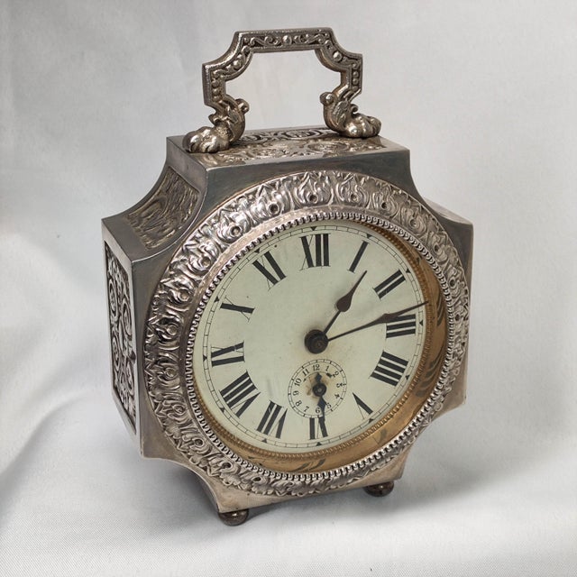 1912 French Carriage Clock by Japy Frères & Cie For Sale - Image 9 of 11