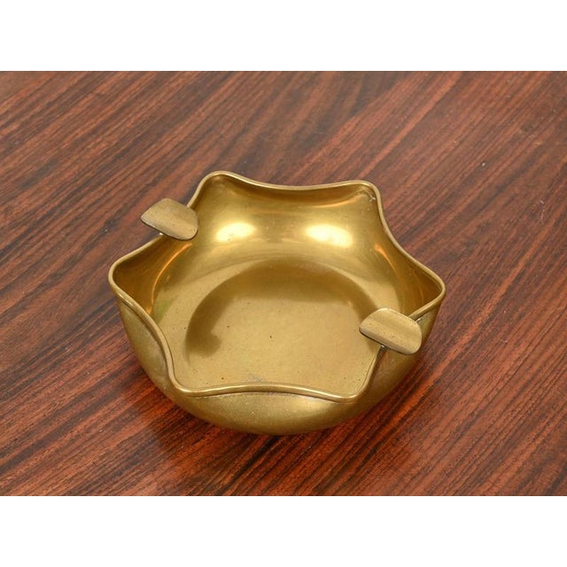 Italian Sculptural Brass Ashtray by Bellotto, Italy, 1970s For Sale - Image 3 of 12