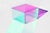 Glass Rho Square 35 Coffee Table by Sebastian Scherer For Sale - Image 4 of 9