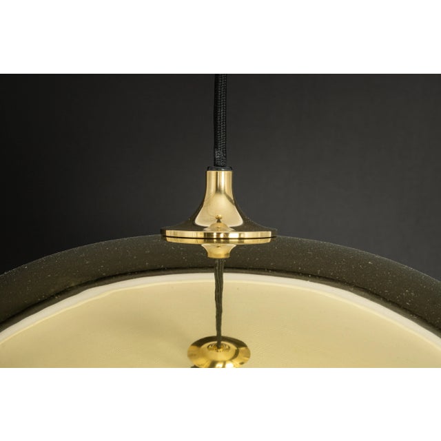 Large Brass Pendant Light by Florian Schulz, Germany For Sale - Image 9 of 11