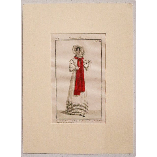 Date: 1819 Size: 4.25 x 5 inches (illustration), 8.5 x 11.75 inches (including matting) Journal des dames et des modes...