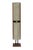 Sculptural floor lamp. 1960s edition. Grainy plastic diffuser. Height: 133 cm. European Plug (up to 250V).The wiring of...