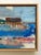 Contemporary Jim Lyons Contemporary Provincetown " Captain Jack's Wharf " Abstract Expressionist Framed Original Plein Air Oil Painting For Sale - Image 3 of 17