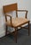 High End Vintage Maple MCM Mid Century Modern Inspired Contemporary Dining Arm Chair For Sale - Image 4 of 9