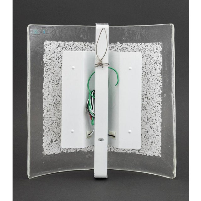 Glass iTre Murano Art Glass Wall Sconce For Sale - Image 7 of 7