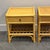 Modern Vintage Bamboo and Wood Nightstands with Drawers, 1970s, Set of 2 For Sale - Image 3 of 9