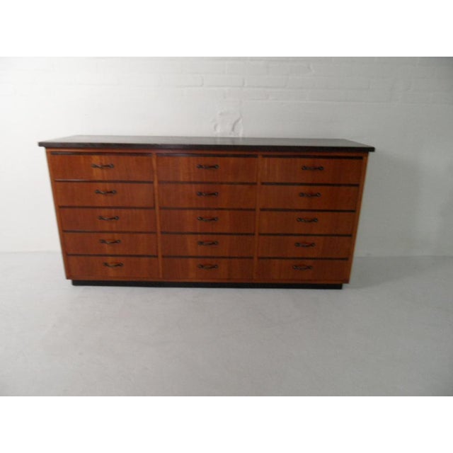 Mid-Century Shop Filing Cabinet with Drawers, 1950s For Sale - Image 4 of 13