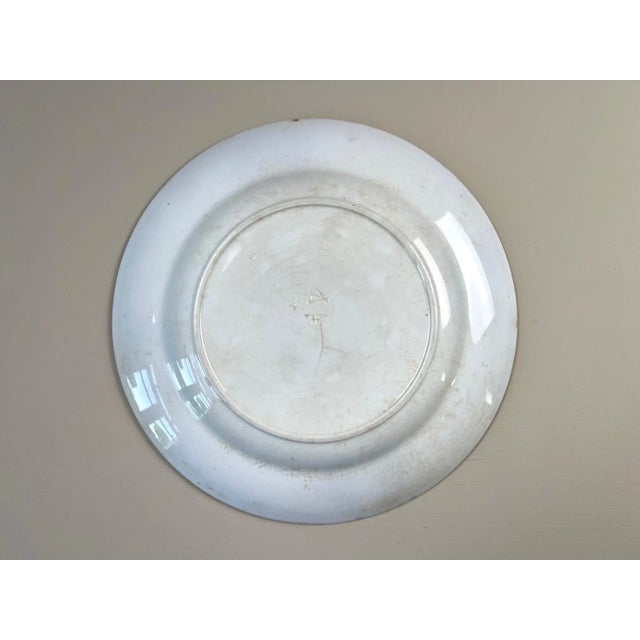 Minton Antique Minton Imari Dinner Plate, 1879 Cobalt Blue Victorian Earthenware (10.4") For Sale - Image 4 of 11