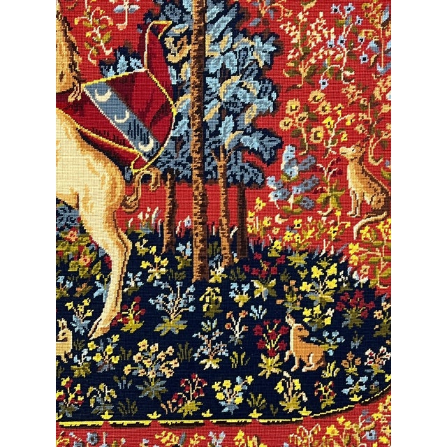 20th Century Wall Tapestry of the Lady and the Unicorn For Sale - Image 3 of 7