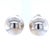 A rare pair of Tiffany & Co. HardWear ball stud earrings crafted in sterling silver, featuring the collection's...
