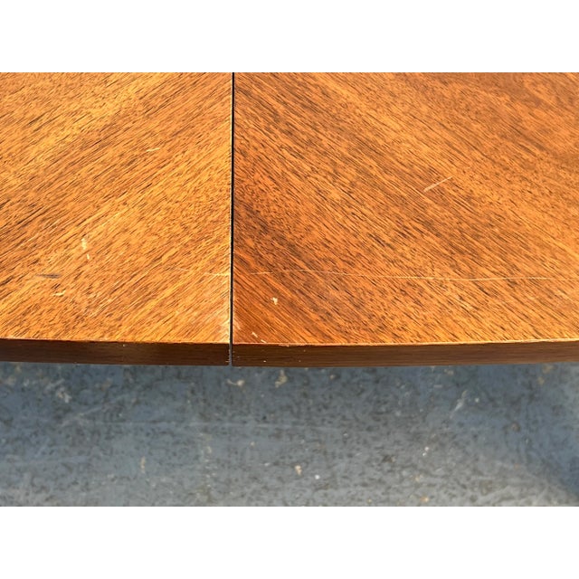 Mid-Century Modern Walnut Dining Leaf Table For Sale - Image 11 of 14