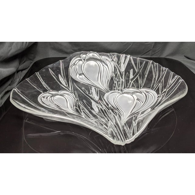 Vintage 1980s Regency Crystal Appetizer Dish Set With Serving Dishes - Set of 10 Pieces For Sale - Image 10 of 13